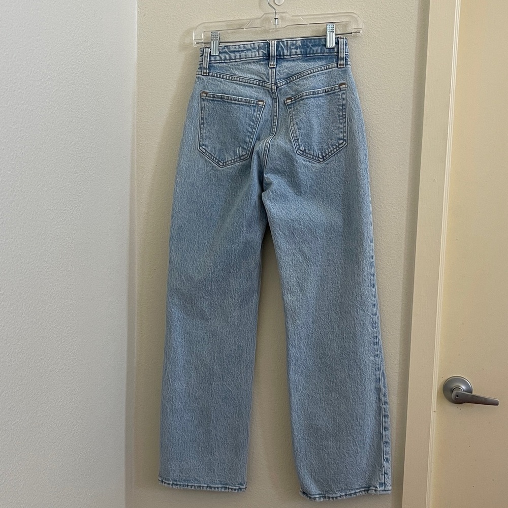 Abercrombie & Fitch 90s Relaxed High Rise Jeans Curve Love 24 - Picture 11 of 11